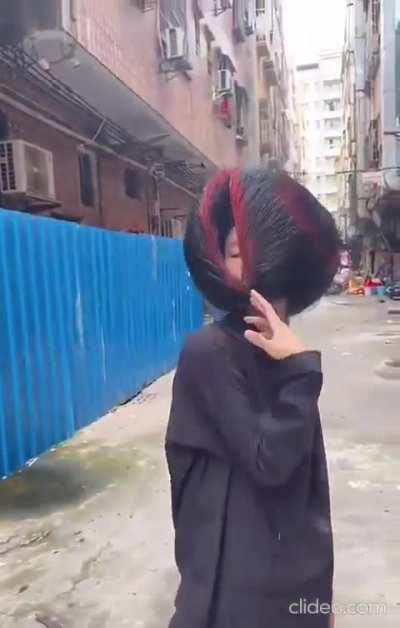 the hair helmet