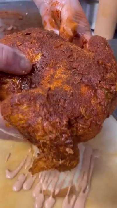 World’s biggest chicken sandwich