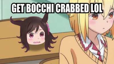 Bocchi Crab has learned a new skill