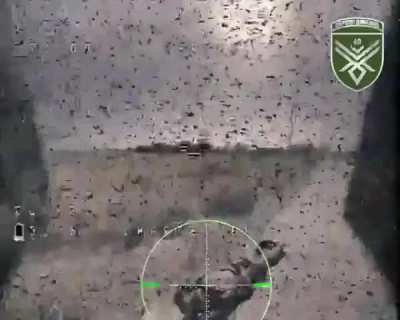 Drone pilots of the 68th Jaeger Brigade score multiple direct FPV hits on Russian soldiers.