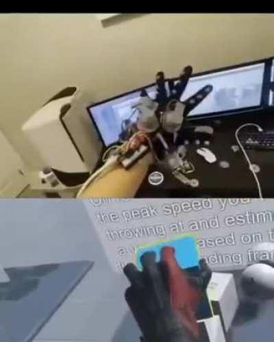 He creates his own VR Hands!