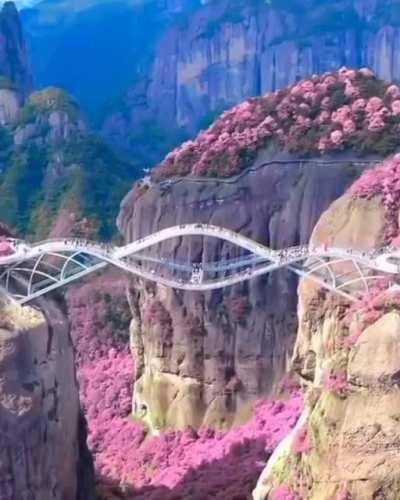 Ryuji bridge in Taizhou, Zhejiang, China