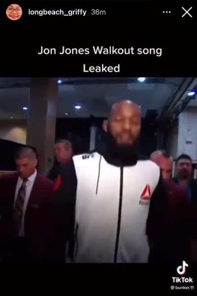 It’s a Jon Jones fight week (credit longbeachgriffy on YT)