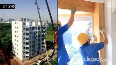 Construction company builds a 10 storey apartment in 28 hours