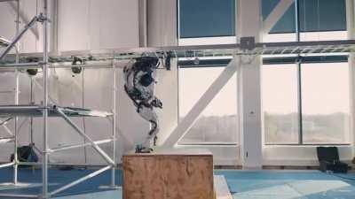 Boston Dynamics' Atlas robot shows off its skills