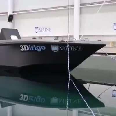 3D printed boat