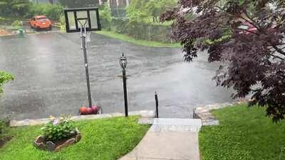 Downpour that canceled my baseball game.