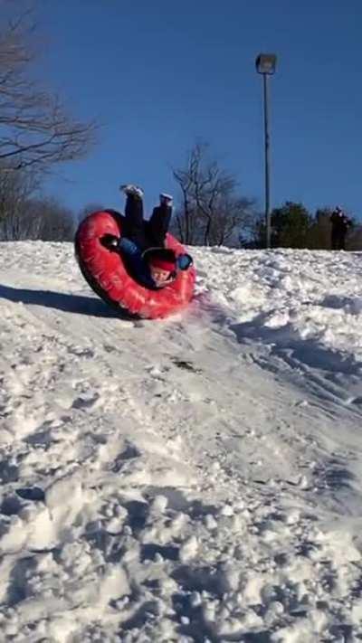 Another delicious sledding scorpion. little dude got some air!