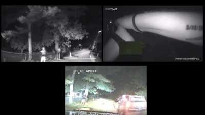 Footage of two Oklahoma police officers murdering a man by using their stun guns on him 53 times