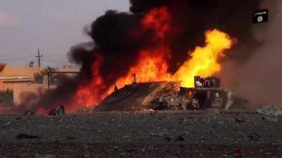 Militants detonate abandoned Abrams in Iraq