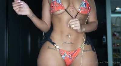 Amirah dyme trying out bikini hit me up for full$$$