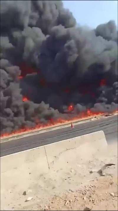 Oil line explodes in Egypt. 14th july 2020