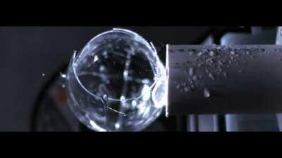 Slow Mo Guys: Shattering Glass and spilling water with sound waves