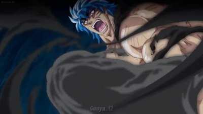 I still remember when I was 12 and this fight and animation blew my mind, the censure ruined it a lot but still one my fav moments on anime