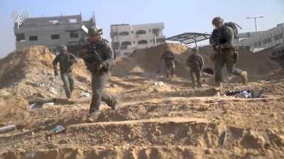 IDF 460th brigade during operation iron swords. Gaza. 11.4.2023