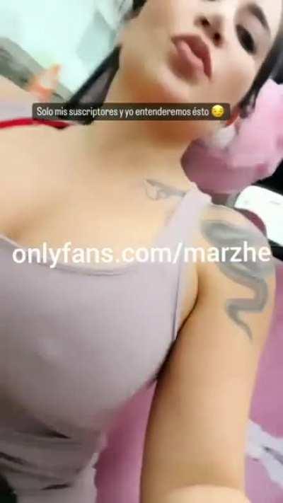 Este es un buen fin de semana para que se suscriban a mi comunidad exclusiva 🔥🔥 Los espero mis amores 😏😏😘😘 Marzhe Poncedeleón