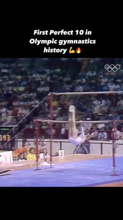 The first-ever perfect 10 in gymnastics history was achieved by a woman.