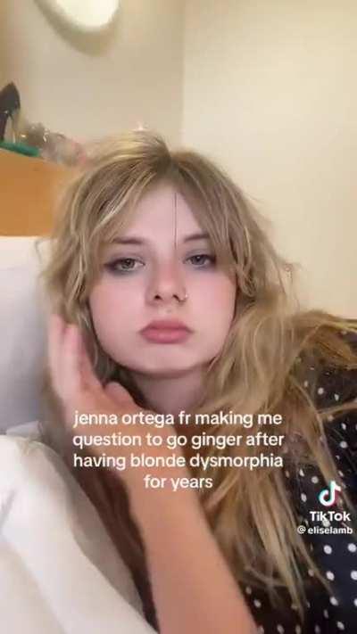 What is blonde dysmorphia?