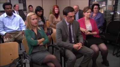 Creed is a very good student and fast learner.... YEEAAAY!! THE OFFICE