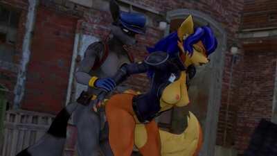 Sly Cooper Pounding Carmelita Fox (DevilsCry) [M/F]