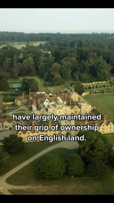 Less than 1% of the population owns over 50% of England because their ancestors were well connected.