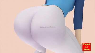 Gwen Tennyson Twerking part 2(Kishi3d) [Ben10]