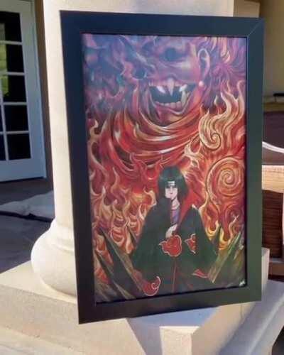 Naruto Akatsuki &amp;amp; Susanoo 3D Lenticular Artwork Posters