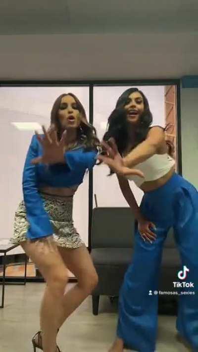 Cynthia y Kristal Mamasitas Bailando Rico Culitos Ricos 🔥