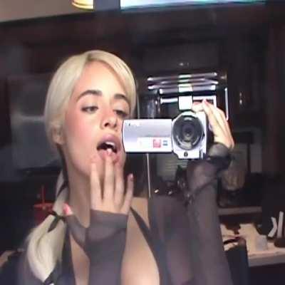 Camila with camcorder | IG 6/17/24