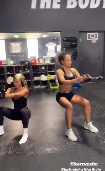 Working out with Karrueche | 7/17/24