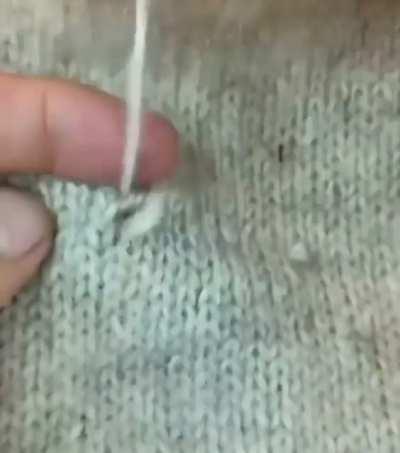 Repairing a clothing item