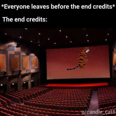 Happens everytime on theatres