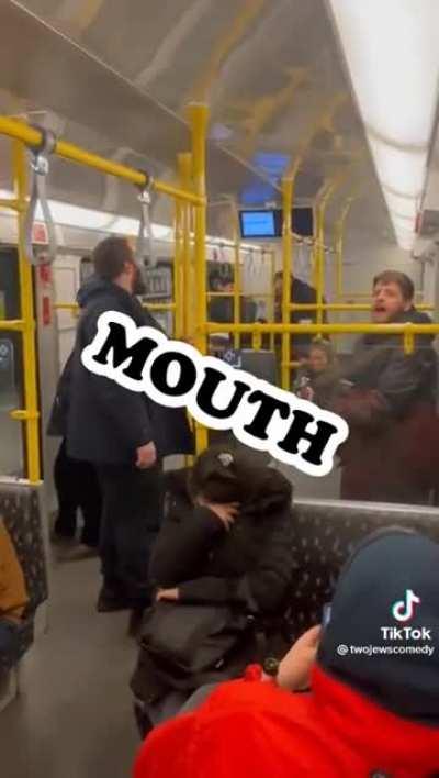 🔥 That subway singer was definitely not hitting the right...