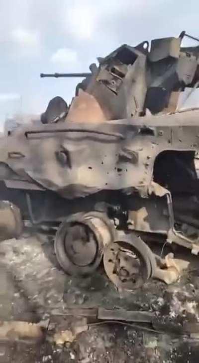 Destroyed Russian Vehicles in Bucha