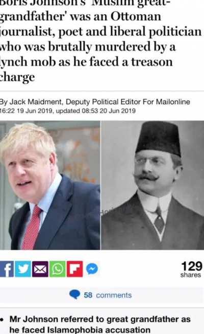 Boris is part Turkish