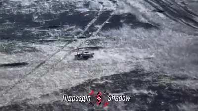 A Ukrainian FPV pilot of the &quot;Shadow&quot; unit spots Russian soldiers in a Chinese &quot;Desertcross 1000-3&quot; on their way to the frontlines and attacks the vehicle.