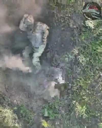 Compilation of drone attacks on Russian infantry - 81st Airmobile Brigade of the Ukrainian Army