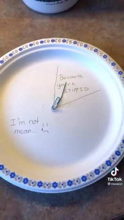 The plate man has spoken