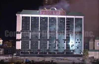 Demolition of the Frontier Hotel, Las  Vegas