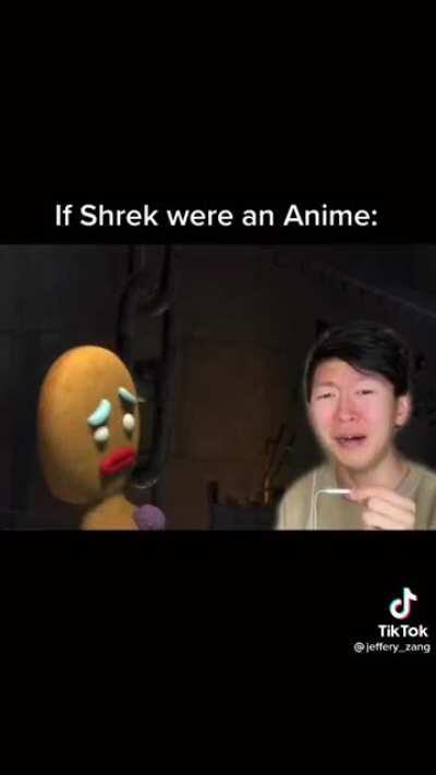 Shrek &quot;Muffin Man&quot; scene as an anime