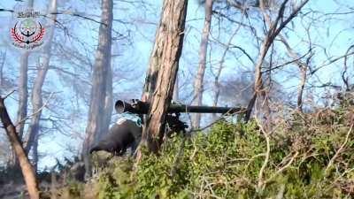 FSA 1st Coastal Division SPG-9 team puts a round into an SAA dugout - 2/5/2015