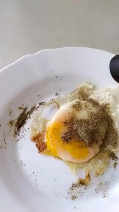 to remove spilled pepper