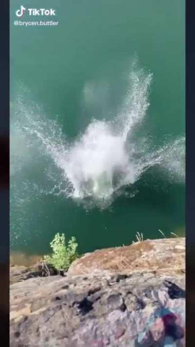 HMF while I cliff jump