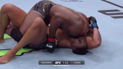 What’s that moving in Ciryl’s shorts? I was rewatching Ngannou vs Gane