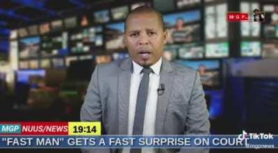 Capetown news anchor loses it