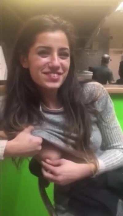 Peak-a-Boob ;)