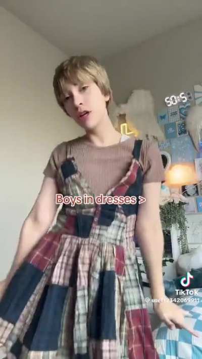 Boys in dresses >