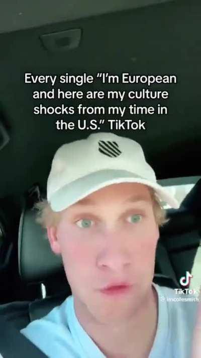 European TikToks about America