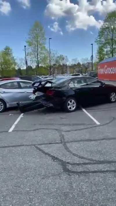 Shooting outside Walmart in North Delta just now.