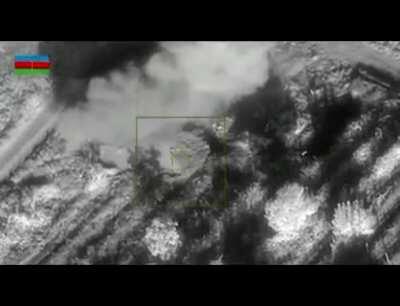 Azerbaijani strikes on Armenian positions (25.10.2020)